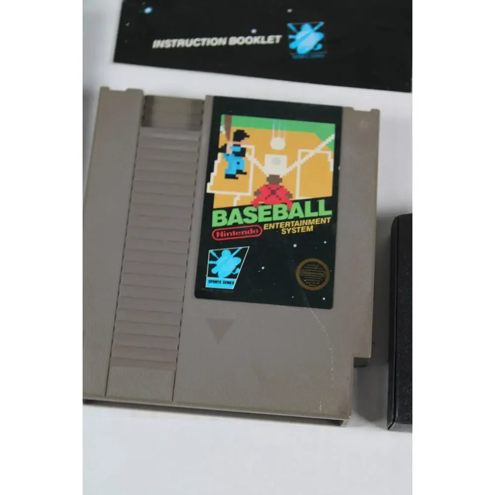 Baseball (Nintendo Entertainment System, 1985, NES) Complete W/ Manual, box